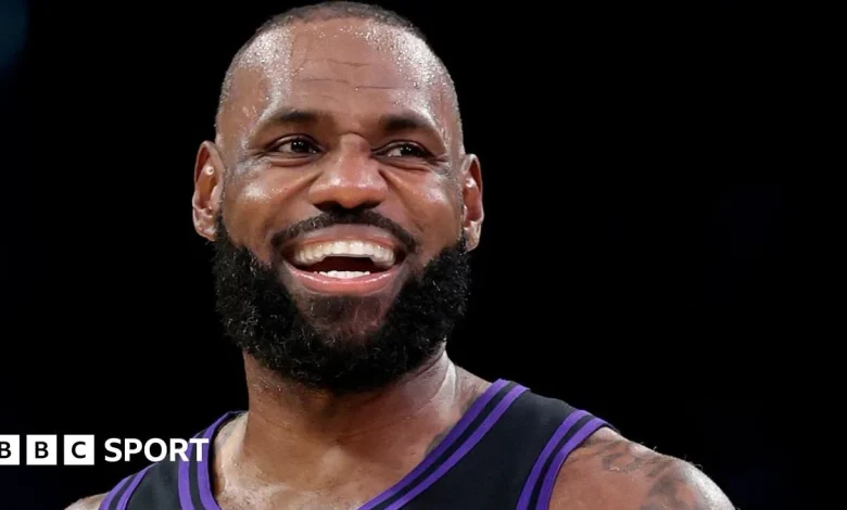 LeBron James breaks NBA record in first outing of season