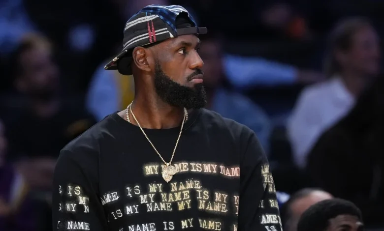 LeBron (sciatica) practices with G-League team