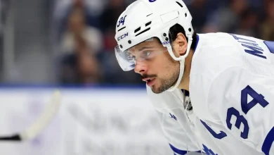 Leafs’ Auston Matthews sidelined a week with injury