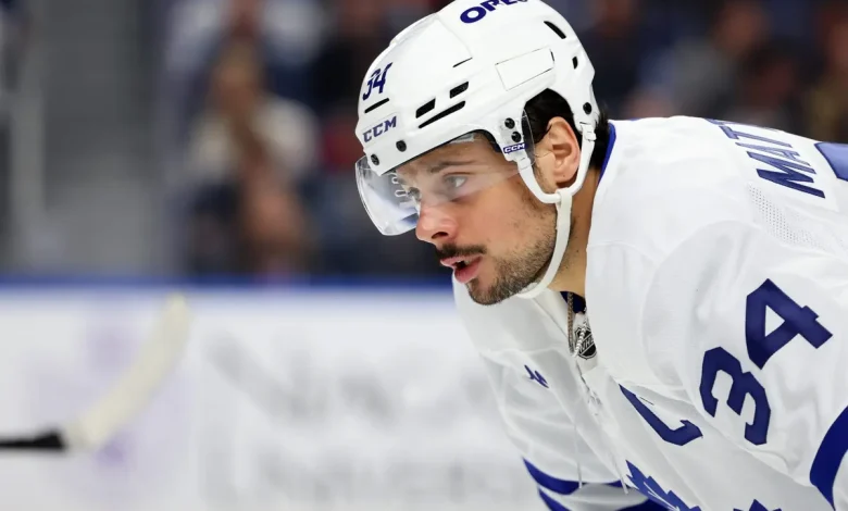 Leafs’ Auston Matthews sidelined a week with injury