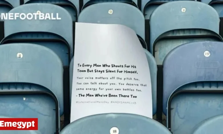 Leeds United Champions Andy’s Man Club in Celebration of International Men’s Day