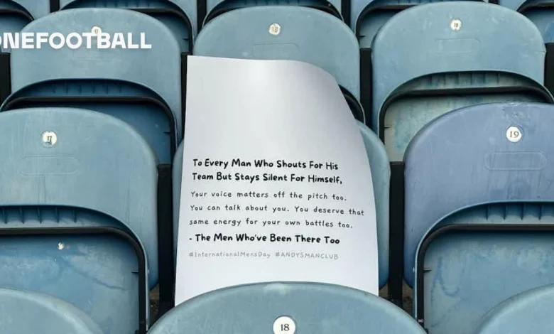 Leeds United support Andy's Man Club for International Men's Day