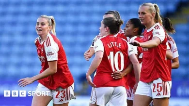 Leicester 1-4 Arsenal: Alessia Russo and Stina Blackstenius shine for Gunners