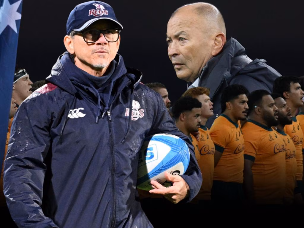 Les’ first kiss a date with Eddie Jones