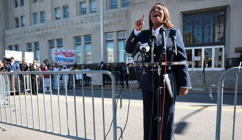 Letitia James asks judge to dismiss charges, arguing they are the result of Trump’s personal revenge