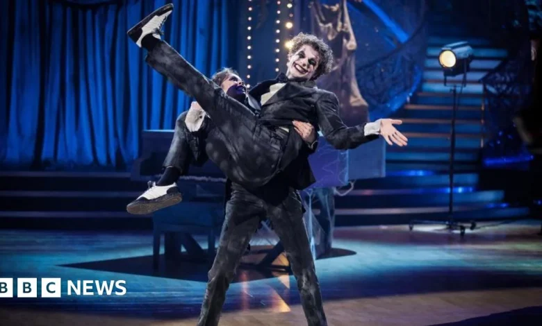 Lewis Cope tops Strictly's Halloween leaderboard as he clinches the first perfect score of this series