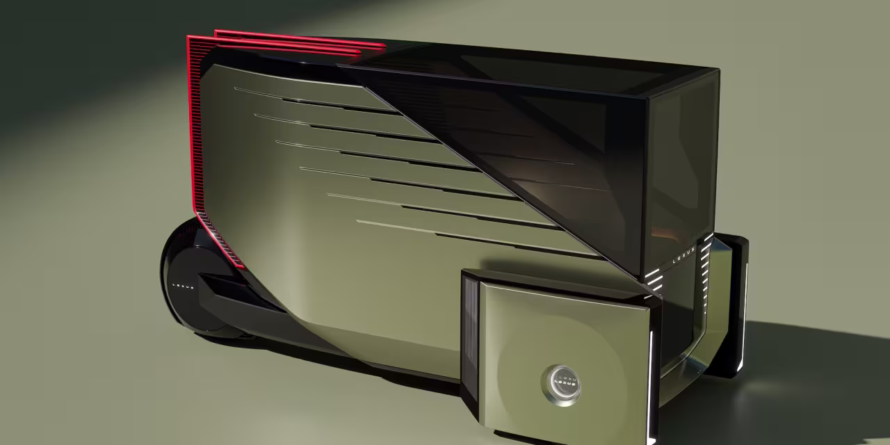 Lexus reimagines its popular luxury sedan: A plane, a boat ... is that a modem?