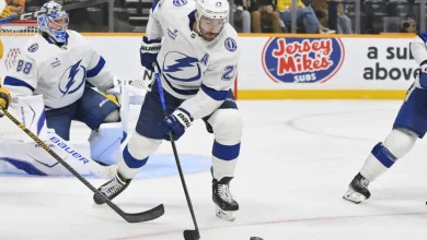 Lightning Key Defender Exits Capitals Matchup With Injury