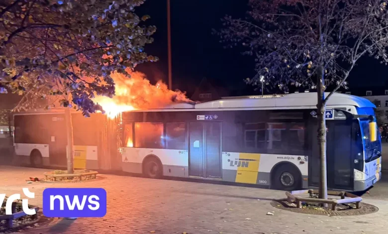 Lijnbus met FC Barcelona-supporters in Brugge vliegt in brand, geen gewonden