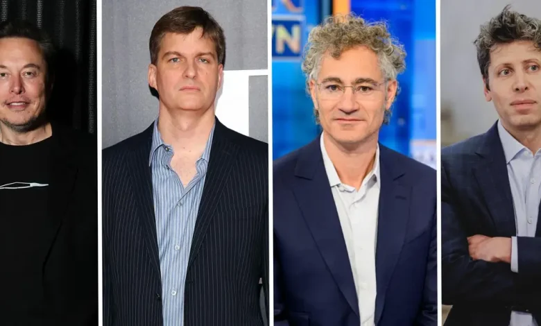 Like Elon Musk and Sam Altman, Michael Burry and Alex Karp are feuding over AI