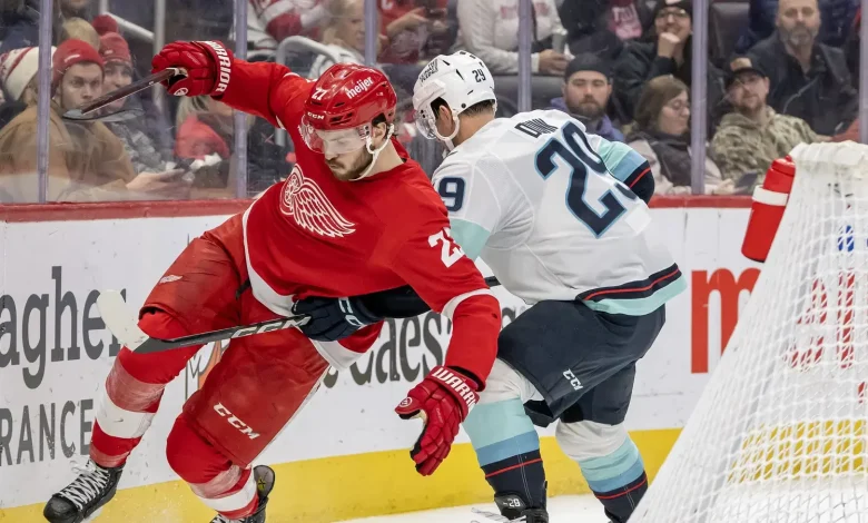 Line Combinations: Red Wings vs. Kraken