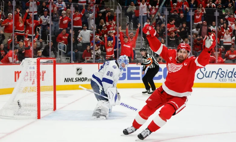 Line Combinations: Red Wings vs. Lightning