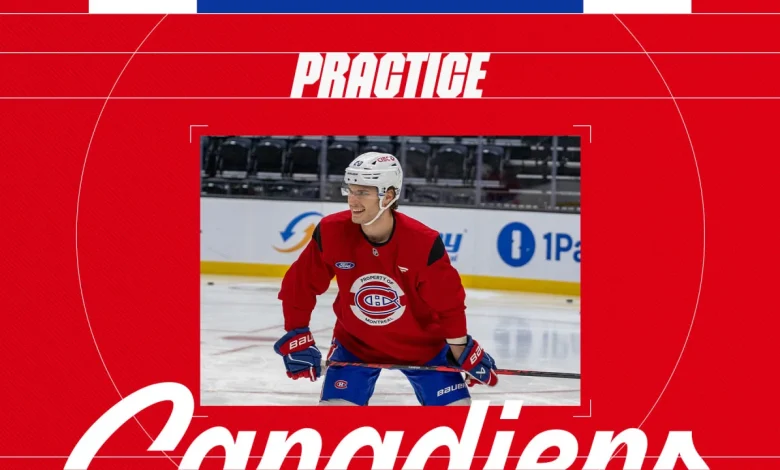 Lines and defense pairings at practice – Nov. 25