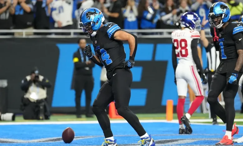 Lions highlight: Amon-Ra St. Brown charges in for a touchdown