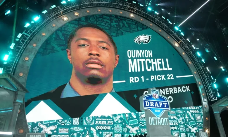 Lions liked Eagles CB Quinyon Mitchell in 2024 draft but happy to have Terrion Arnold