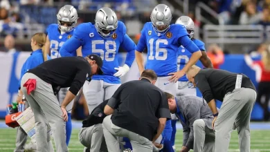 Lions rule star WR Amon-Ra St. Brown out with ankle injury