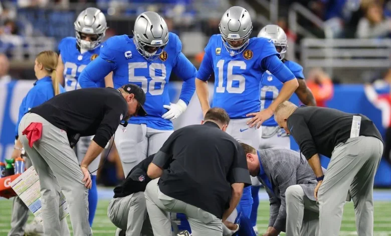 Lions rule star WR Amon-Ra St. Brown out with ankle injury