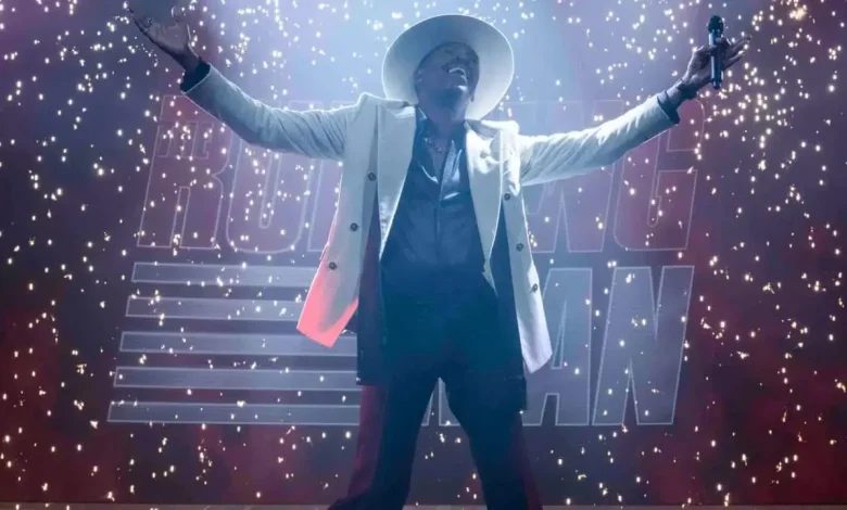 Liquid Death is the official beverage of the Running Man remake