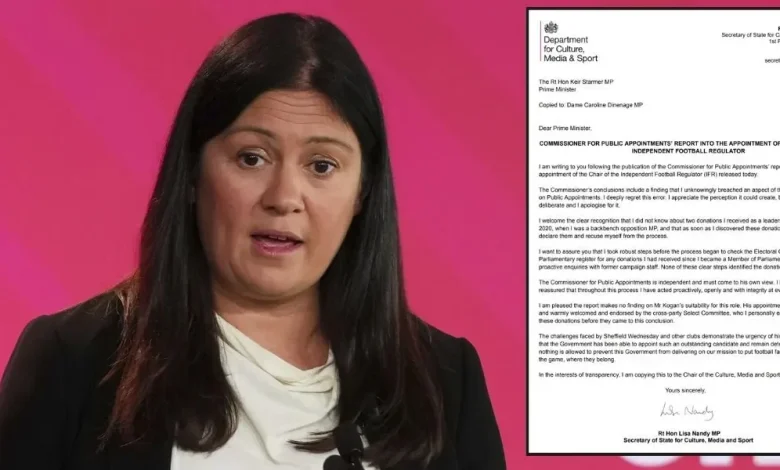 Lisa Nandy issues apology after breaking rules by appointing Labour donor as regulator chief