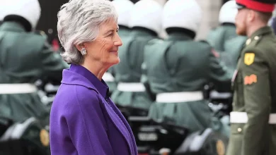 Live: Catherine Connolly and family arrive at Dublin Castle for her inauguration
