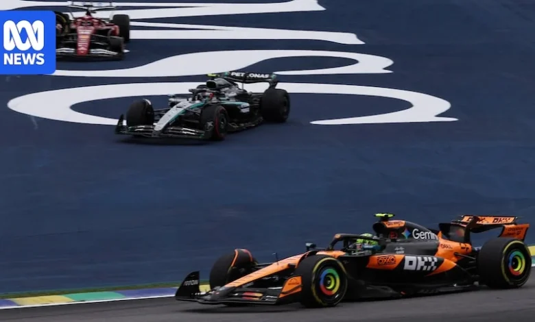 Live: Piastri starts fourth in Brazil with championship leader Norris on pole