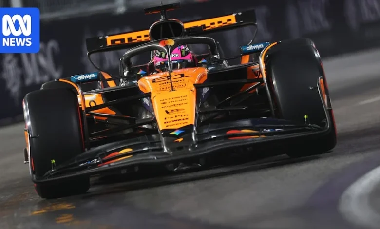 Live: Piastri trying to fight back after being hit on first lap in Las Vegas