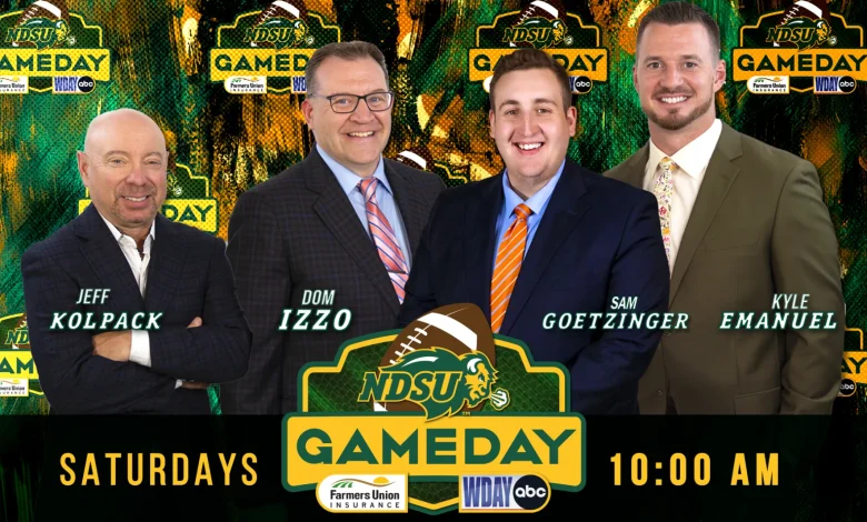 Live at 10 a.m.: 'Bison Gameday' pregame show on WDAY, live from Grand Forks