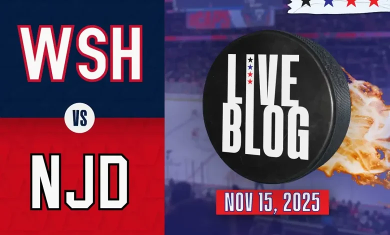 Live updates: Washington Capitals vs New Jersey Devils at Capital One Arena