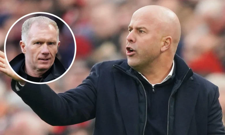 Liverpool: Scholes tells 'classless' Slot he's at fault for starting issues last season