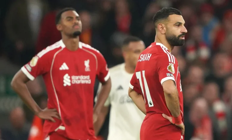 Liverpool: Severity of drop-off is unacceptable, says Gary Neville, as pressure builds on Arne Slot to make changes