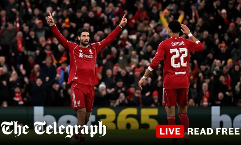 Liverpool vs PSV Eindhoven live: Score and latest updates from Champions League
