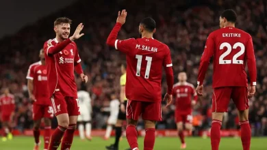 Liverpool's next five fixtures compared to Arsenal after Aston Villa win