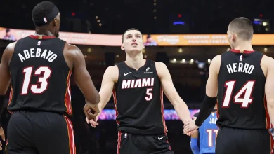 Look who is back on the court for the Miami Heat