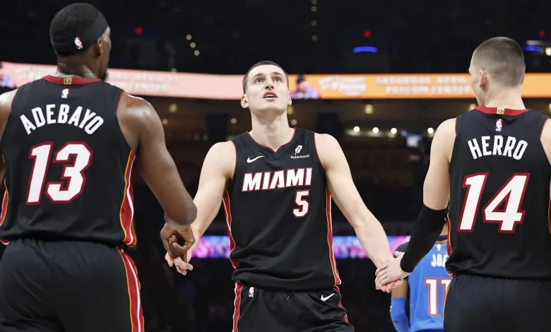 Look who is back on the court for the Miami Heat