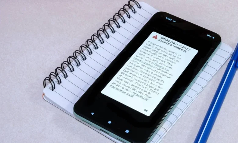 Loud alerts will blare on devices across Ontario this week