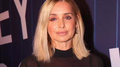 Louise Redknapp puts on eye-catching display in see-through top