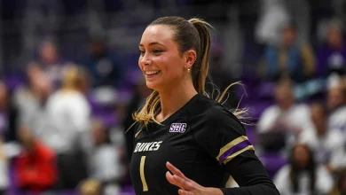 Louisell Sets JMU Single-Season Kills Record, Dukes Fall to Texas State