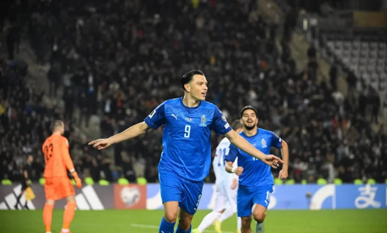 L'ouverture du score surprise de l'Azerbaïdjan face à l'équipe de France en qualifications pour la Coupe du monde 2026