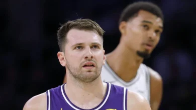 Luka Dončić outplays Victor Wembanyama as Lakers pass Spurs in the standings