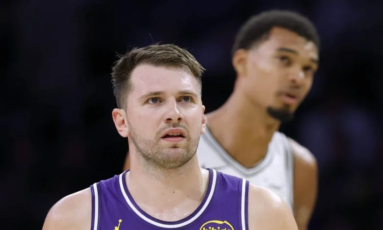 Luka Dončić outplays Victor Wembanyama as Lakers pass Spurs in the standings