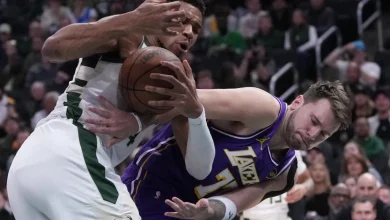 Luka Doncic scores 41 as Lakers rout Milwaukee Bucks to cap 3-2 trip