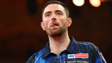 Luke Humphries limps into Players Championship darts finals due to rivals' results after slump to 58th in Order of Merit
