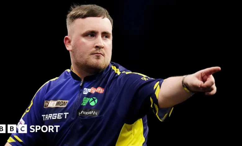 Luke Littler into Grand Slam of Darts last eight as Michael van Gerwen exits