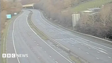 M1 near Barnsley closed in both directions after crash