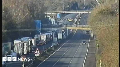 M20 shut between Ashford and Maidstone after 'serious' collision