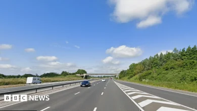 M4 eastbound closed in Wiltshire after early crash