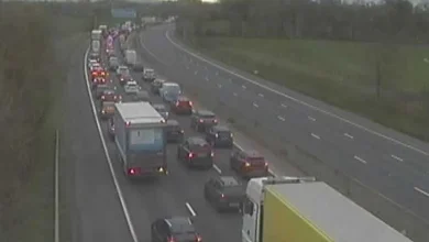 M6 closure after car hits pedestrian as motorway to be shut for hours