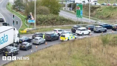 M6 crash in Cheshire closed in both directions after crash