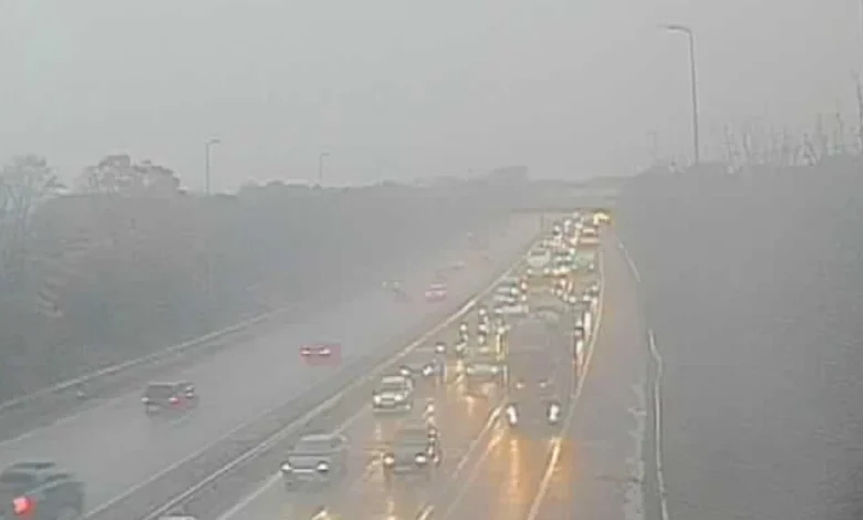 M6 severe delays after separate crashes on northbound and southbound routes