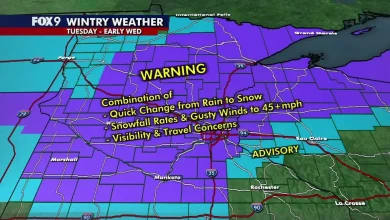 MN school closings: Winter storm closing schools early on Tuesday